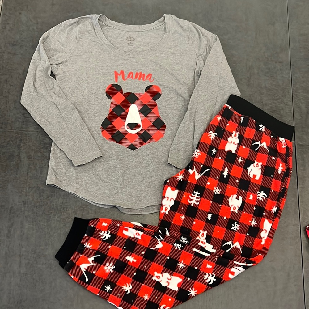 Mama Bear Winter Pajamas